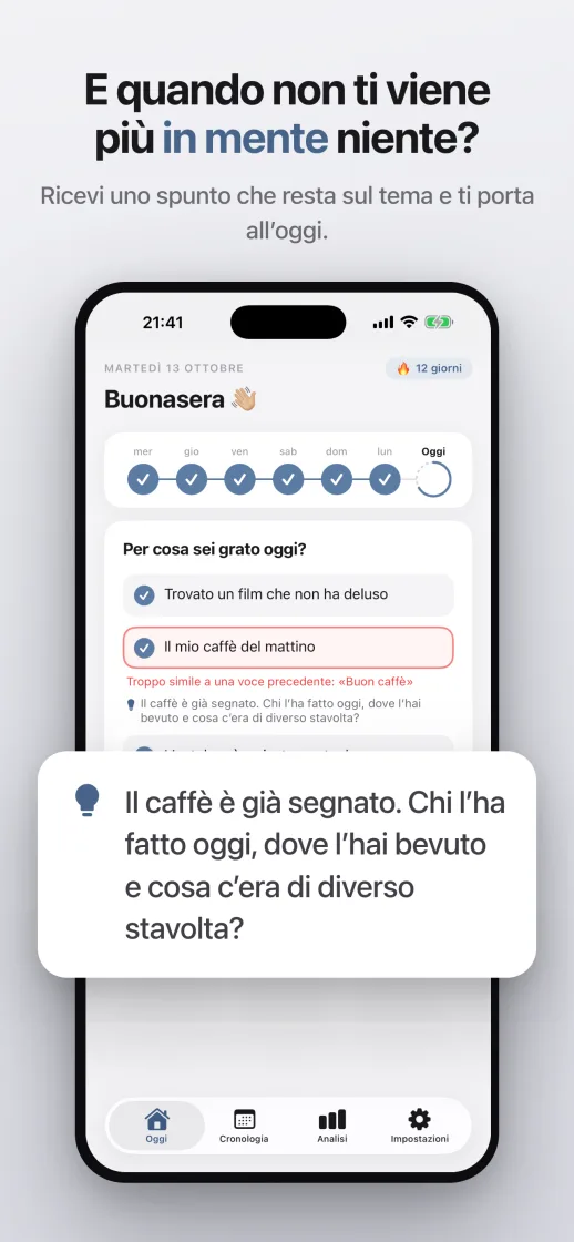 Ti mancano le idee? Uno spunto che resta in tema e ti riporta a oggi